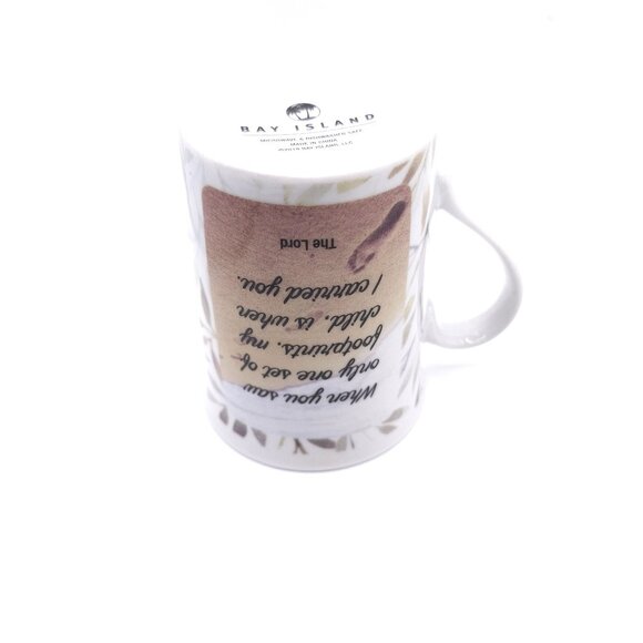Inspirational Ceramic Mug With "Footprints" Quote By Bay Island - Picture 7 of 7